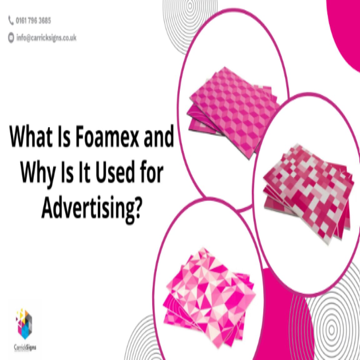 Correx® vs. Foamex. Which Signage Material is Best for Your Business?