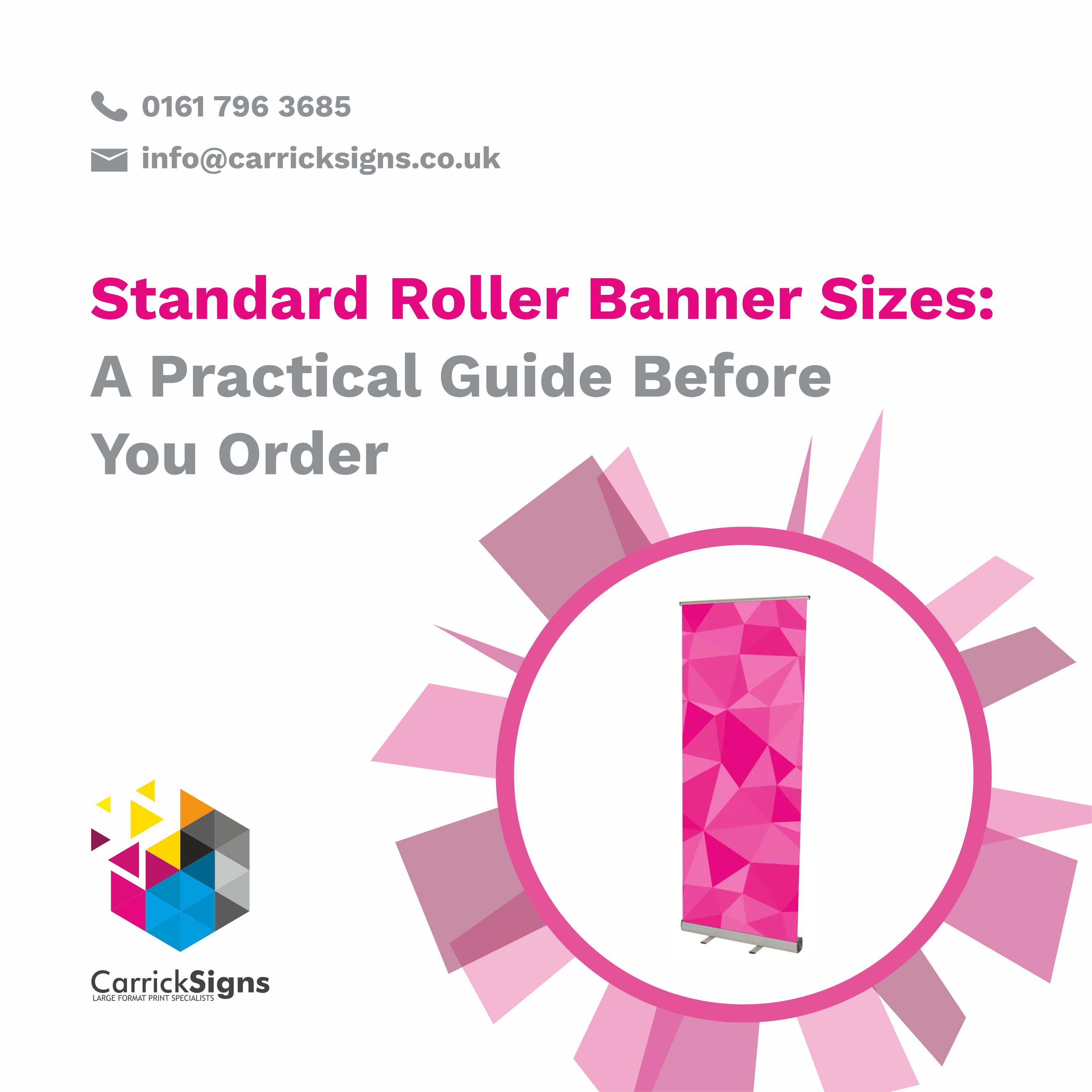 Standard Roller Banner Sizes: A Practical Guide Before You Order